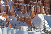 Snow Covered Hoodoos and Trees - Bryce Canyon National Park, Utah Snow Covered Hoodoos and Trees - Bryce Canyon National Park, Utah