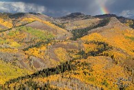 Mill D North Fall Colors and Rainbow - Big Cottonwood Canyon, Utah Mill D North Fall Colors and Rainbow - Big Cottonwood Canyon, Utah - bp0133