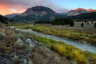 Granite Creek Sunset - Gros Ventre Wilderness, Wyoming Granite Creek Sunset - Gros Ventre Wilderness, Wyoming