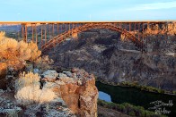 Perrine Bridge Sunrise Snake River Canyon - Twin Falls, Idaho Perrine Bridge Sunrise Snake River Canyon - Twin Falls, Idaho